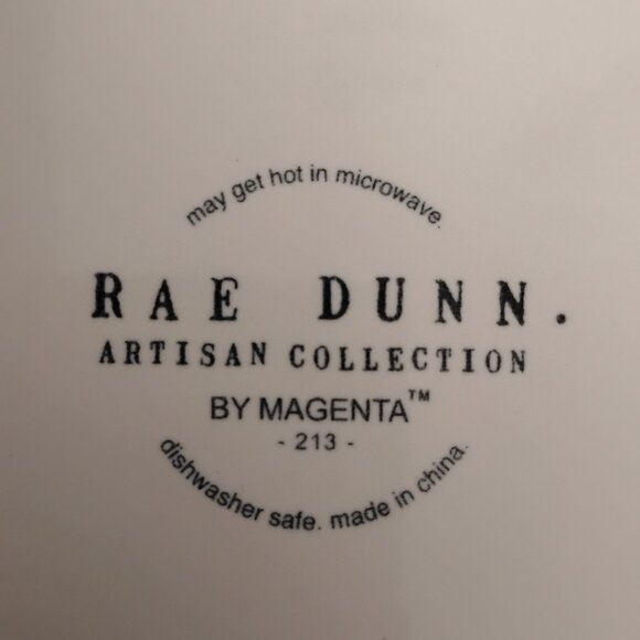 Rae Dunn Joy plate 8 inch NWOT - Picture 2 of 4